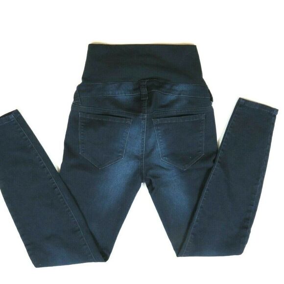 Thyme Maternity Jeans Stretch Cotton Blend Stretch Panel Pull-On Women's SIze XS - Picture 2 of 10